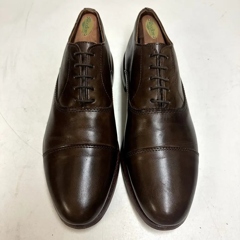 NEW HEELS Rancourt & Co. Oxford Heritage Brown Made in Maine USA 10 D